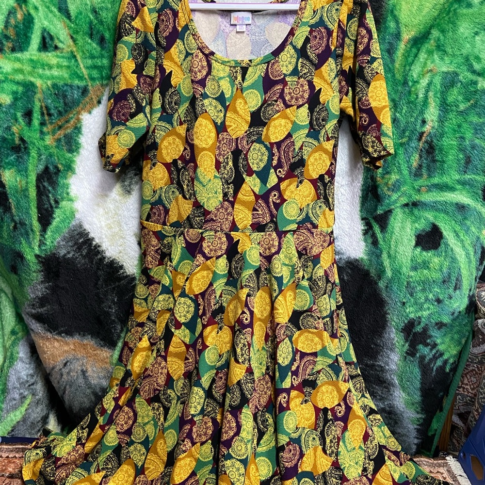 LuLaRoe Nicole Dress 2XL